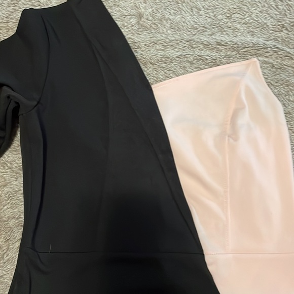 Black and Pink One Sleeve Dress 😍 - Picture 3 of 5